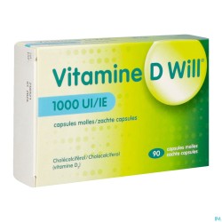 Vitamine D Will 1000ui Caps...