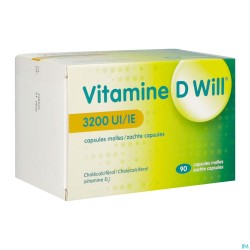 Vitamine D Will 3200ui Caps...