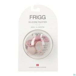 Frigg Fopspenen Butterfly T2 Silicon Blush/cedar 2