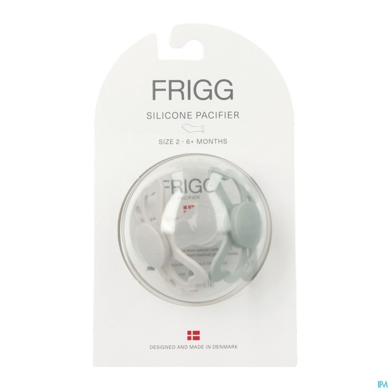 Frigg Fopspenen Butterfly T2 Silicon Sage/silver 2