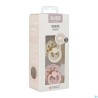 Bibs 1 Fopspeen Boheme Duo Ivory&blossom