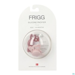 Frigg Fopspenen Butterfly T1 Silicon Cedar/pink 2