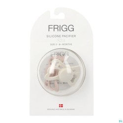 Frigg Fopspenen Butterfly T2 Silicon Cream/blush 2