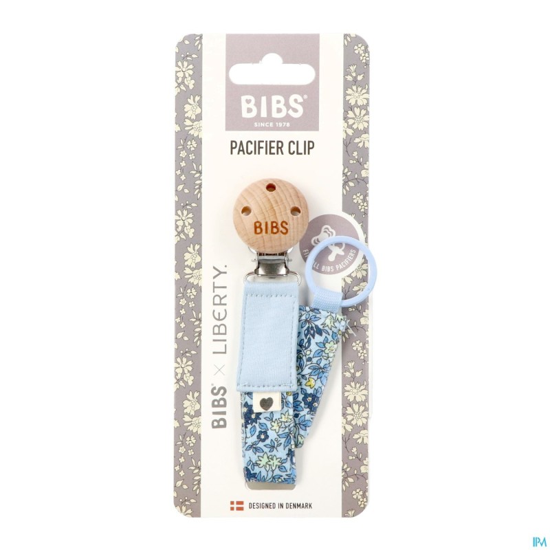 Bibs Fopspeenketting Liberty Blue