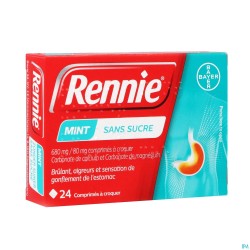 Rennie Mint S/sucre Comp A...