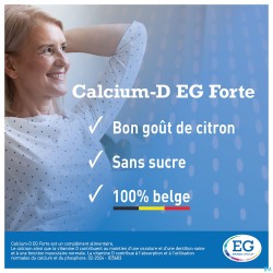 Calcium EG Forte 1000Mg/800Ui Citron Comp Croq 90