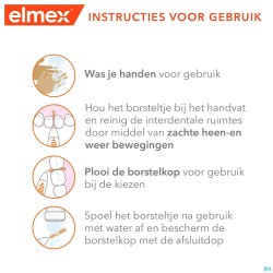 Elmex Set Interdentale Borsteltjes Iso 0 0,6mm 8