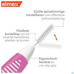 Elmex Set Interdentale Borsteltjes Iso 0 0,6mm 8