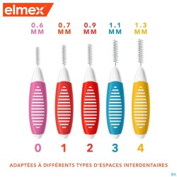 Elmex Set Interdentale Borsteltjes Iso 0 0,6mm 8