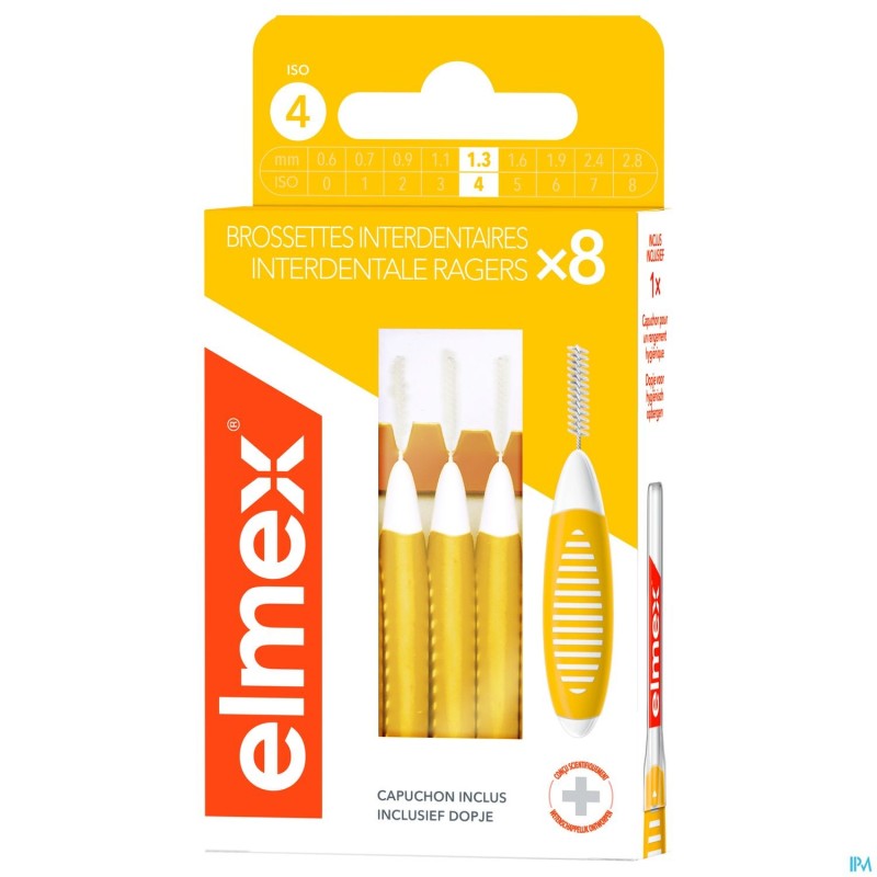 Elmex Set Interdentale Borsteltjes Iso 4 1,3mm 8