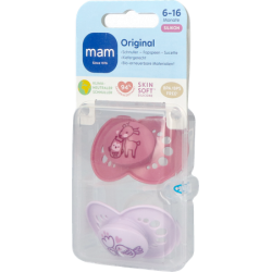 Mam Fopspeen Original Pure Siliconen 6-16m Meisje