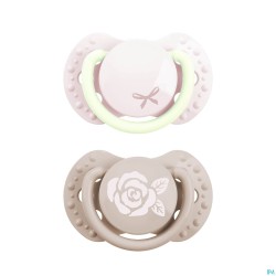 Difrax Fopspeen Dynamic Newborn Babyshower Pink 2