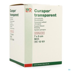 Curapor Transparent Steril 7cmx 5cm 50 13101