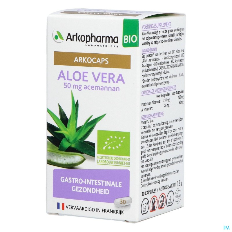 Flitsend Wiegen Zoek machine optimalisatie Arkocaps Aloe Vera Bio Caps 30