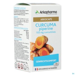Arkogelules Curcuma Caps 40 Nf