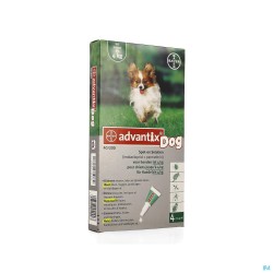 Advantix 40/ 200 Honden - 4kg Fl 4x0,4ml