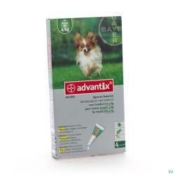 Advantix 40/ 200 Honden - 4kg Fl 4x0,4ml