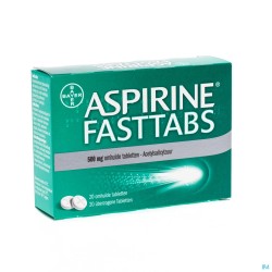Aspirine Fasttabs 500mg...