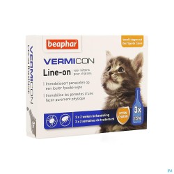 Beaphar Vermicon Line-on Kitten 3x0,75ml