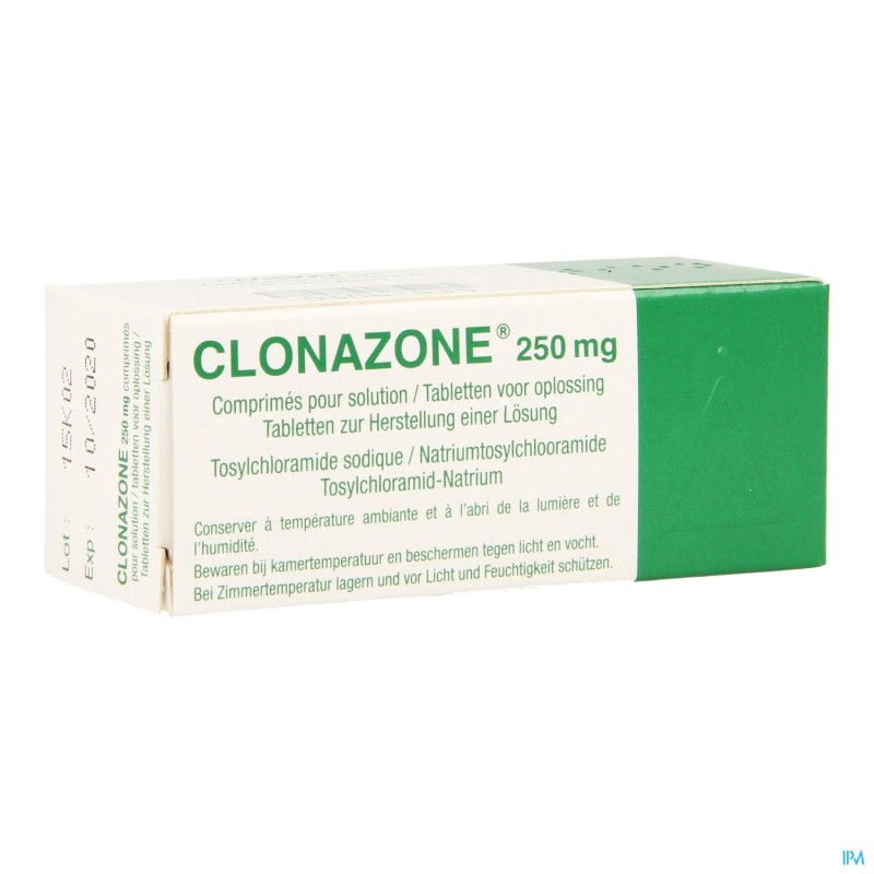 Clonazone 250mg Comp Pour Solutiion Tube Comp 60
