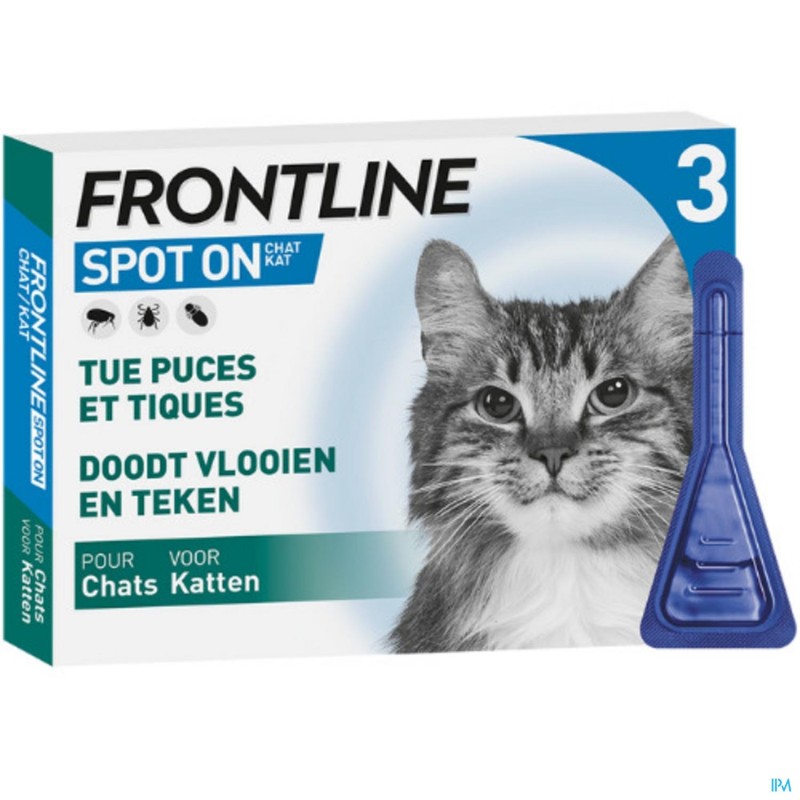 Frontline Spot On Kat Pipet 3x0,50ml