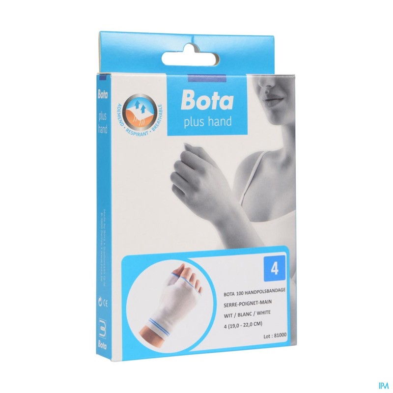 Bota Handpolsband+duim 100 White N4