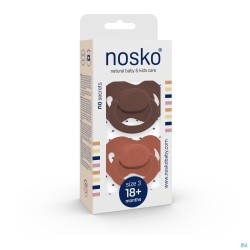 Nosko Fopspeen 18+ M Chocolate + Brick