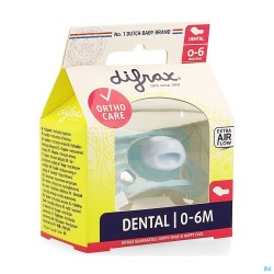 Difrax Fopspeen Sil Mini-dental 0-6m 799
