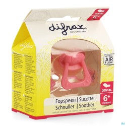 Difrax Sucette Silicone Dental Avec Anneau +6m 800