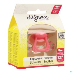 Difrax Fopspeen Dental Semi Filled Girl +12m 346