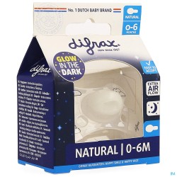 Difrax Sucette Natural 0-6...