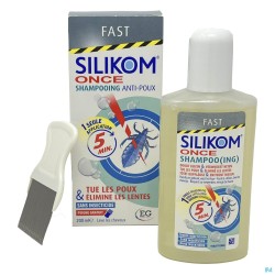 Silikom Once Shampooing A/Poux A/Lente       200Ml