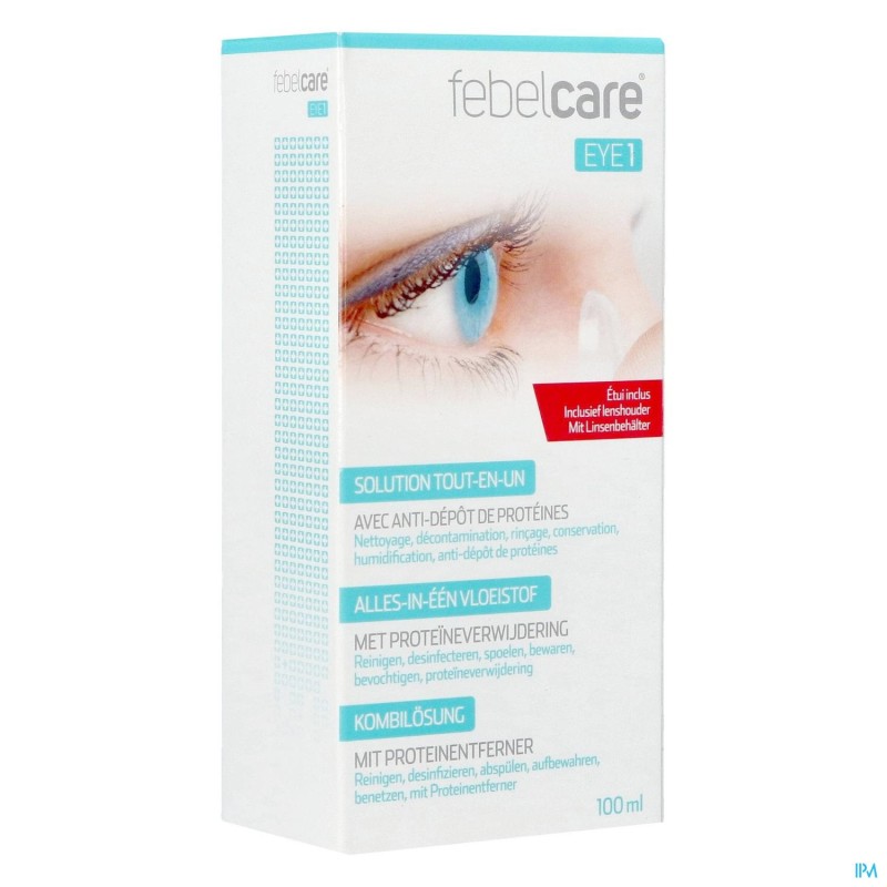 Febelcare Eye 1 Solution Lentille Tout En Un 100ml