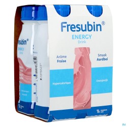 Fresubin Energy Drink Fraise Fl 4x200ml