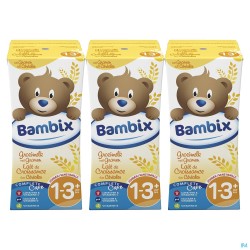 Bambix Lait Croissance Cereales 3x200ml