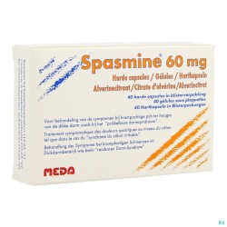 Spasmine Caps 40 X 60mg