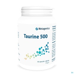 Taurine Caps 90x 500mg Metagenics