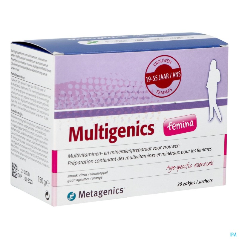 Multigenics Femina Pdr Sach 30 7284 Metagenics