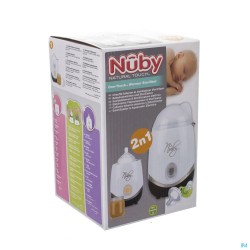 Nuby 2-in-1 flessenwarmer en sterilisator