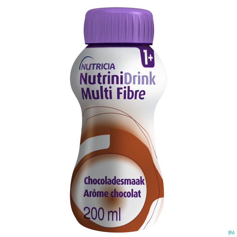 NutriniDrink Multi Fibre Arome Chocolat Bouteille 200ml