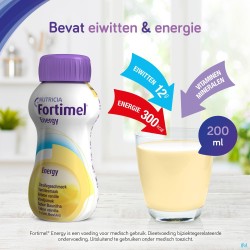 Fortimel Energy Vanille Bouteilles 4x200ml