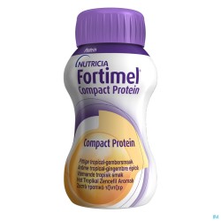 Fortimel Compact Protein Tropical Gingembre epice Bouteilles 4x125 ml