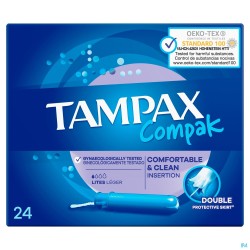 Tampax Compak Lites 24