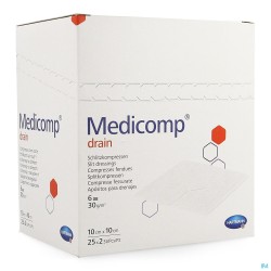 Medicomp Drain 10x10cm 6pl...