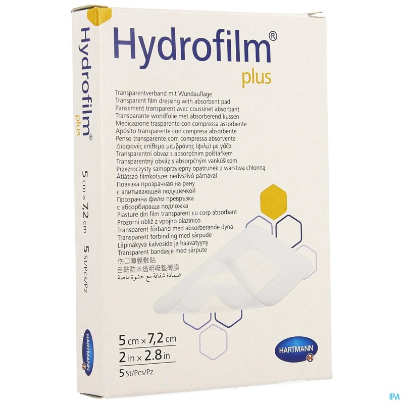 Hydrofilm Plus 5x7,2cm 5 P/s