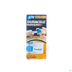 Duracell Easytab Hoorbatterij Da675 6 Blauw