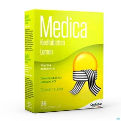 Medica Keeltabletten Lemon...