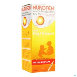 Nurofen Enfant Fraise Susp S/sucre 2% 200ml