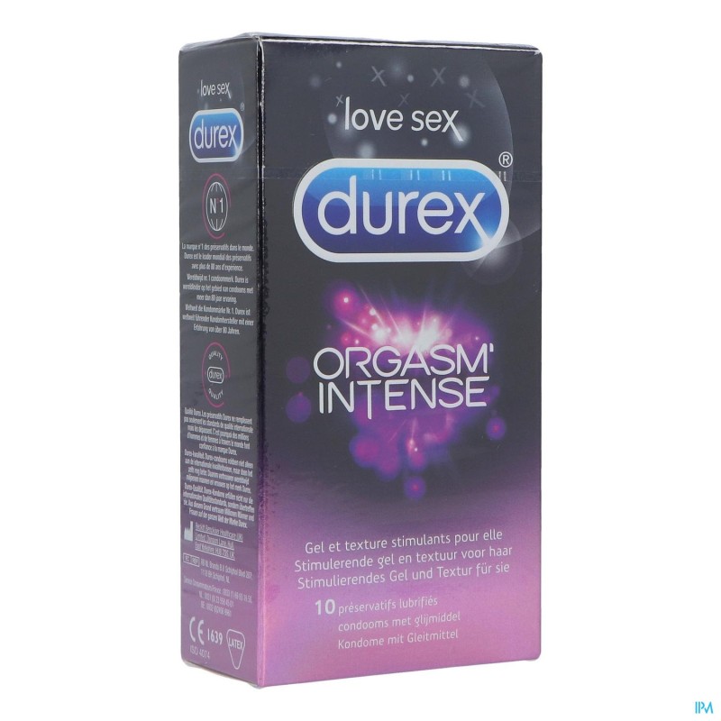 Durex Orgasm Intense Preservatifs 10