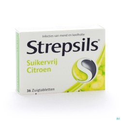 Strepsils S/sucre Citron Past 36